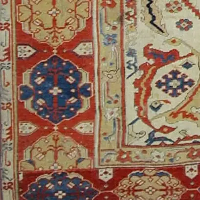 Anatolisch medaillon op ivoor: detail van de rand